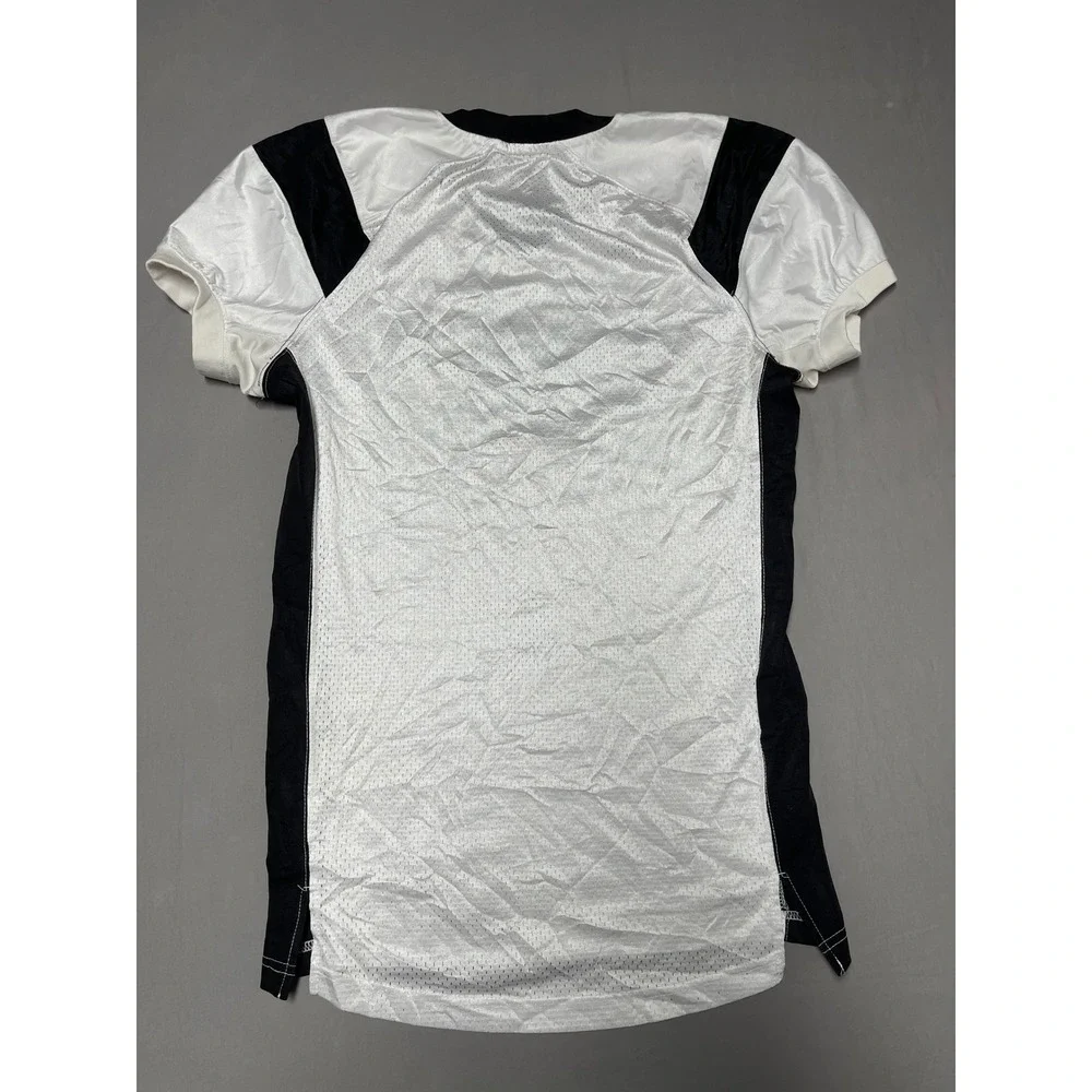 Adidas El Camino Football Jersey Mens Medium White Black Mesh Athletic Shirt